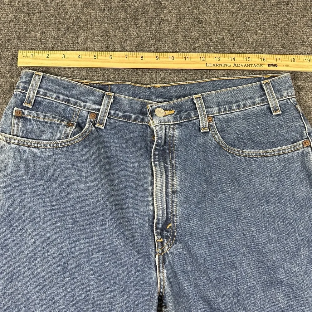NWT Vintage‎ Y2K Levis Relaxed Straight Leg Jeans Mens Fits 35x32 Blue Skate NEW